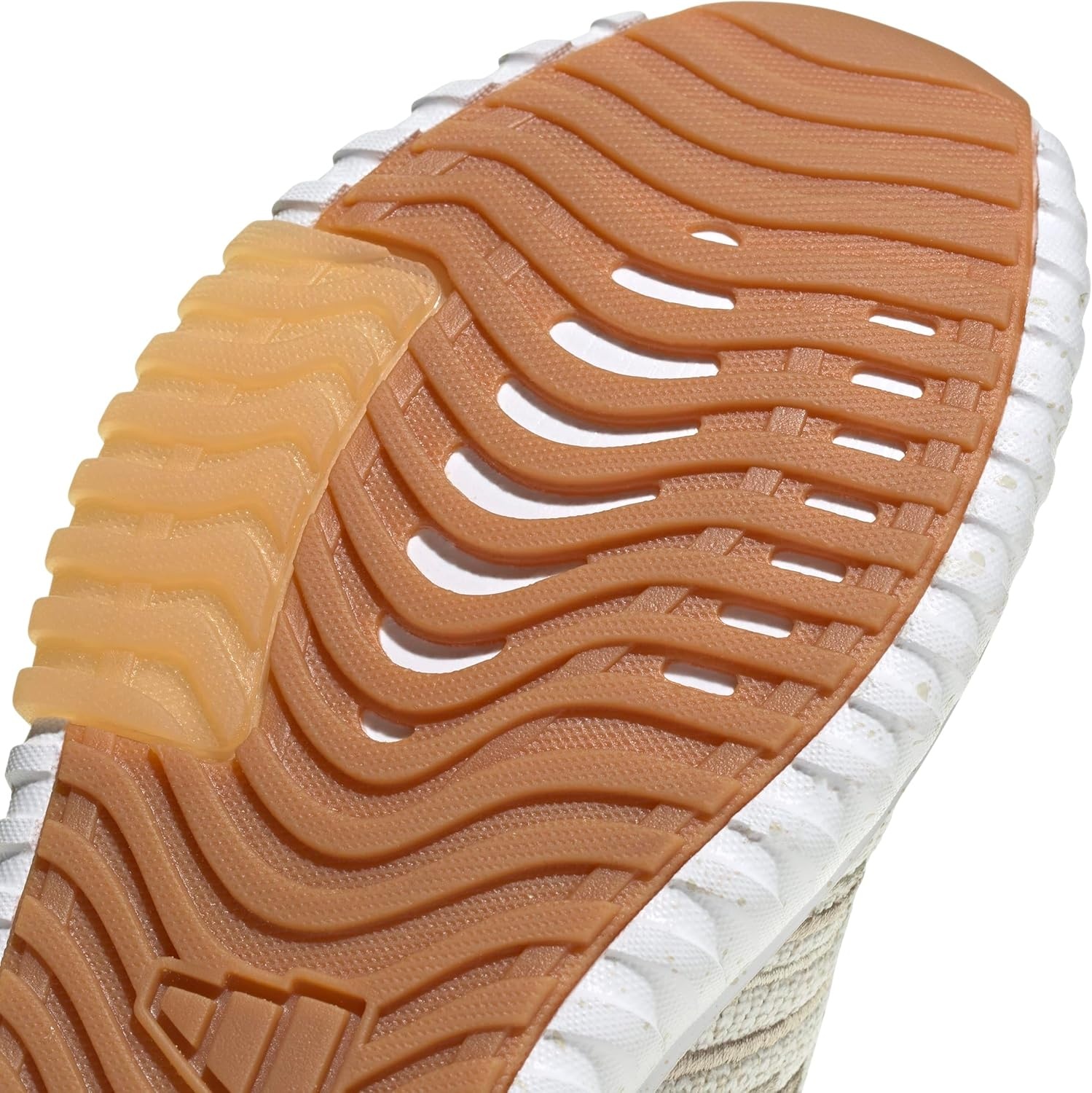 image:imageadidas Womens Kaptir Flow 20 Lace Up Sneakers Shoes Casual PinkOff WhiteWonder BeigeAlumina