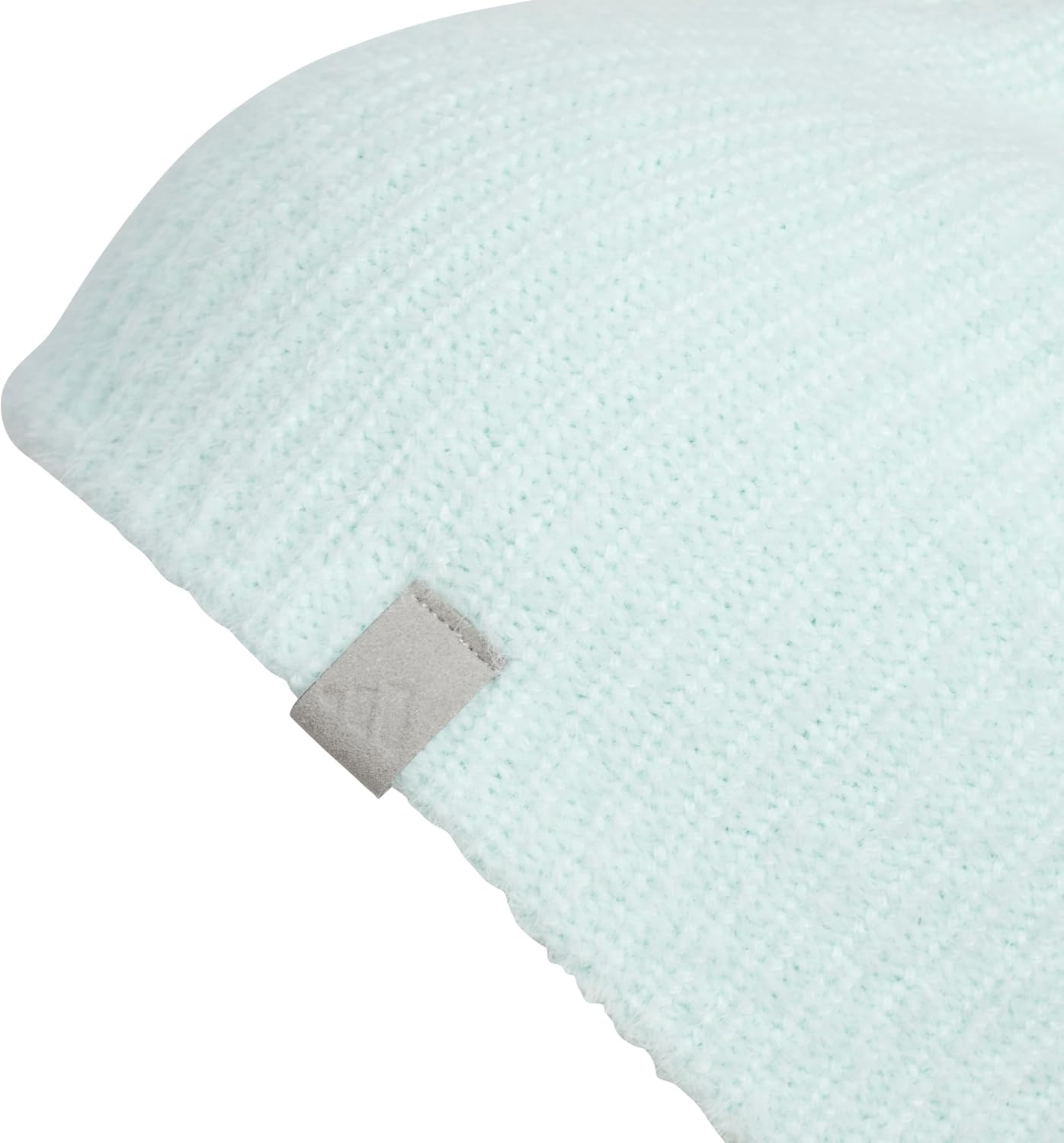 image:imageadidas Womens Lifestyle Beanie Soft Fuzzy Knit Winter HatHalo Mint GreenMgh Solid Grey