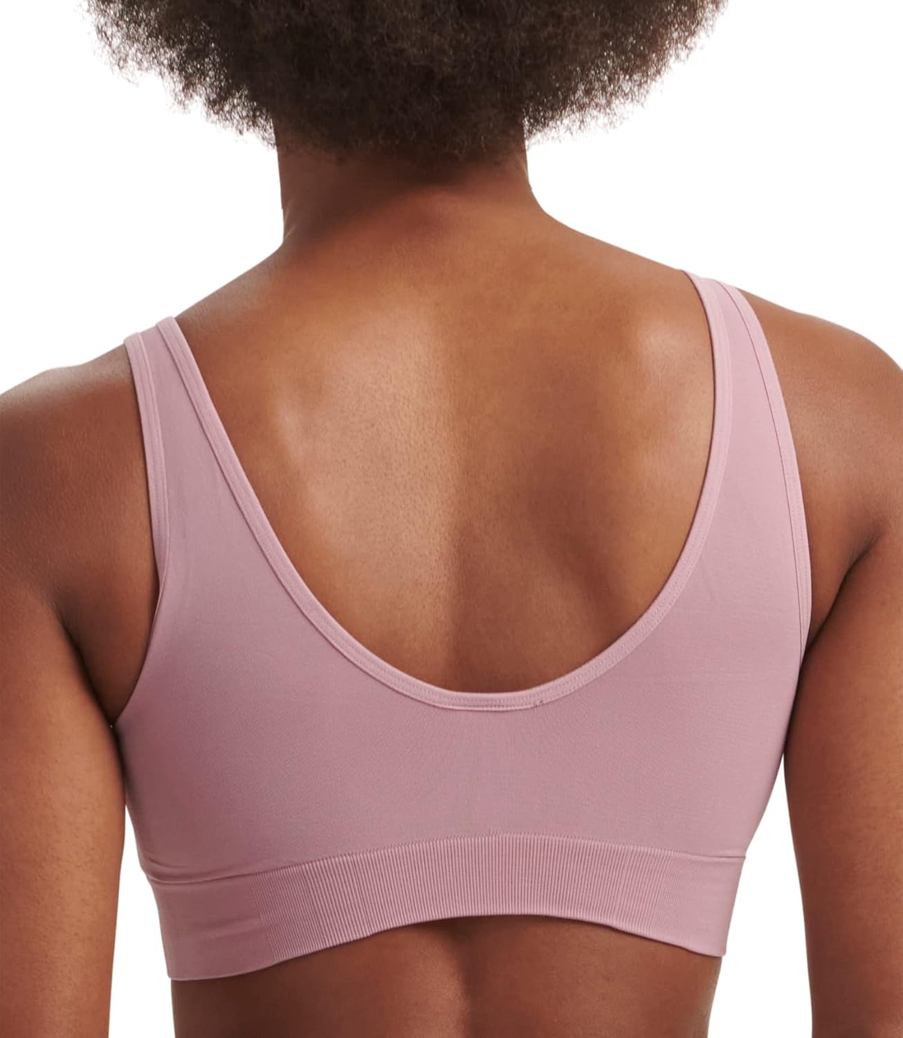 image:imageadidas Womens Micro 720 Seamless Scoop Lounge Bra with Removable CookiesMagic Mauve