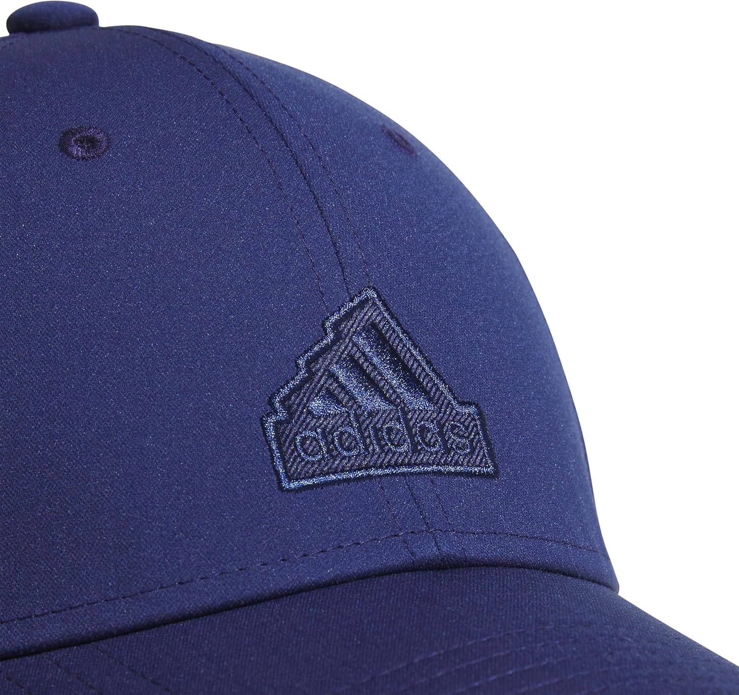 image:imageadidas Womens Must Have Medium Crown Structured Adjustable Fit Strapback HatDark BlueGreyWhite