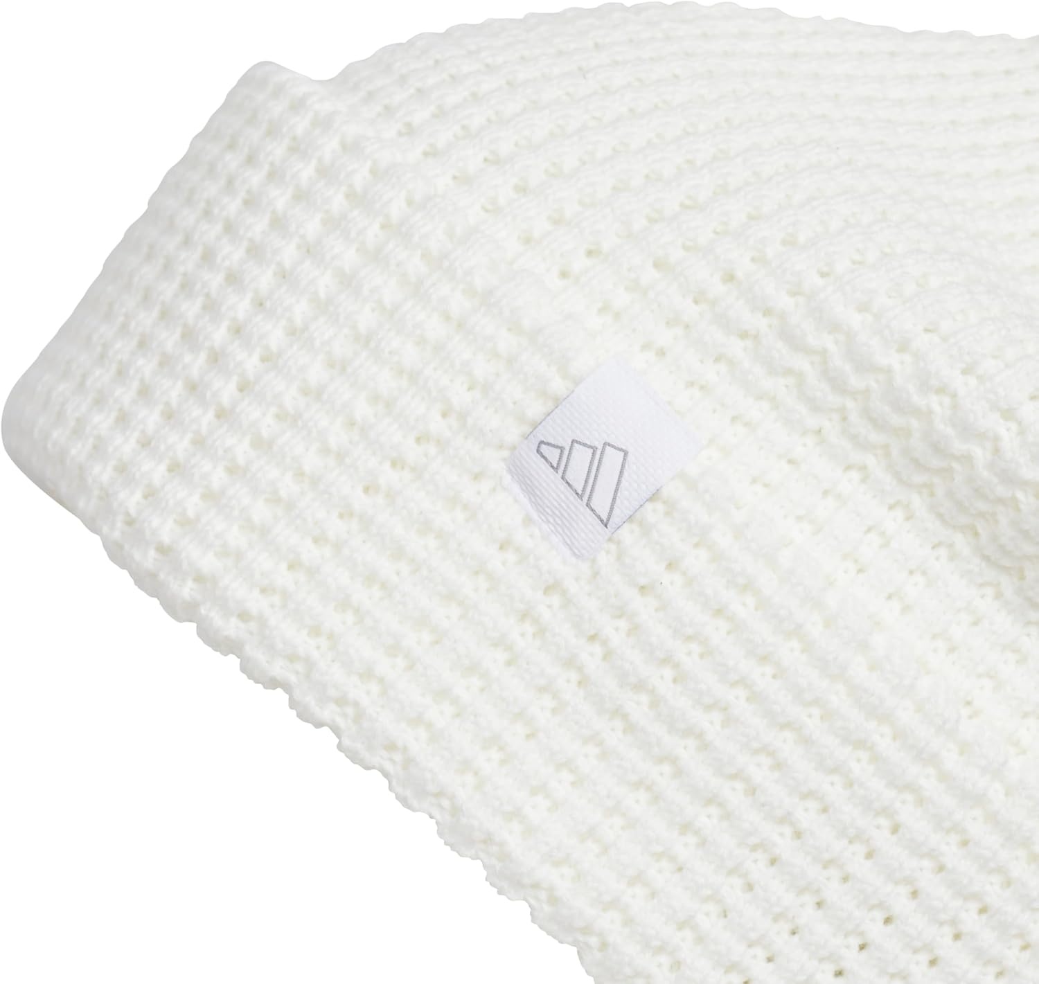 image:imageadidas Womens Pom Pom Beanie Knit Ballie Hat Standard FitPomWhiteGrey