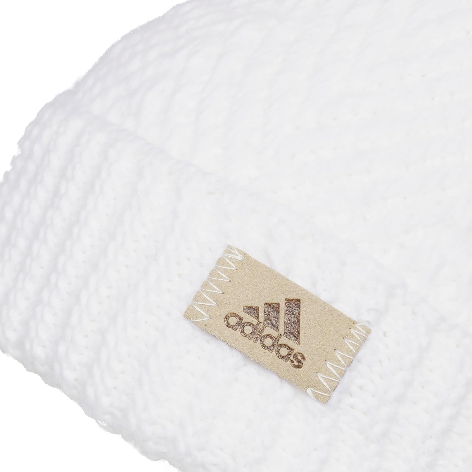 image:imageadidas Womens Pom Pom Beanie Knit Ballie Hat Standard FitTwilightWhiteClear Onix Grey F23