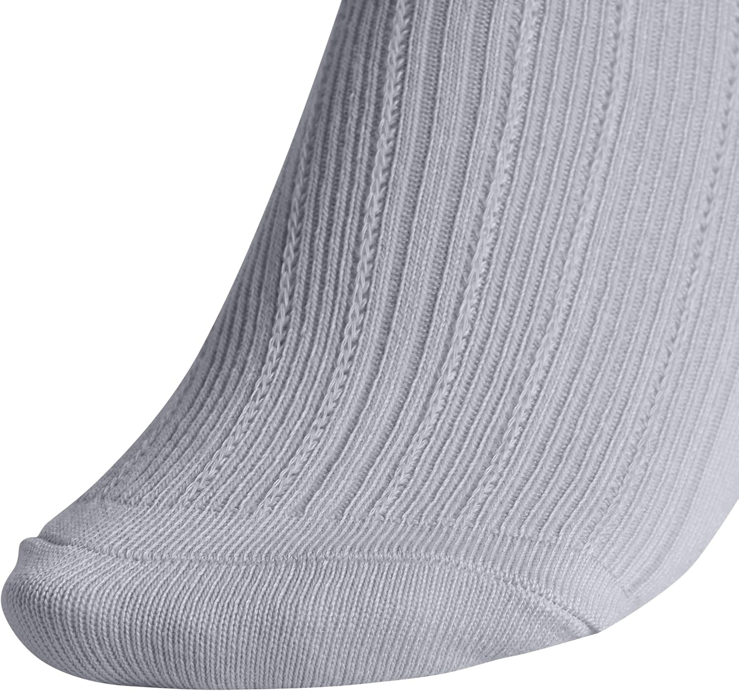 image:imageadidas Womens Ruffle Quarter Ankle Socks 3 PairsHeather GreyWhiteGlow Blue
