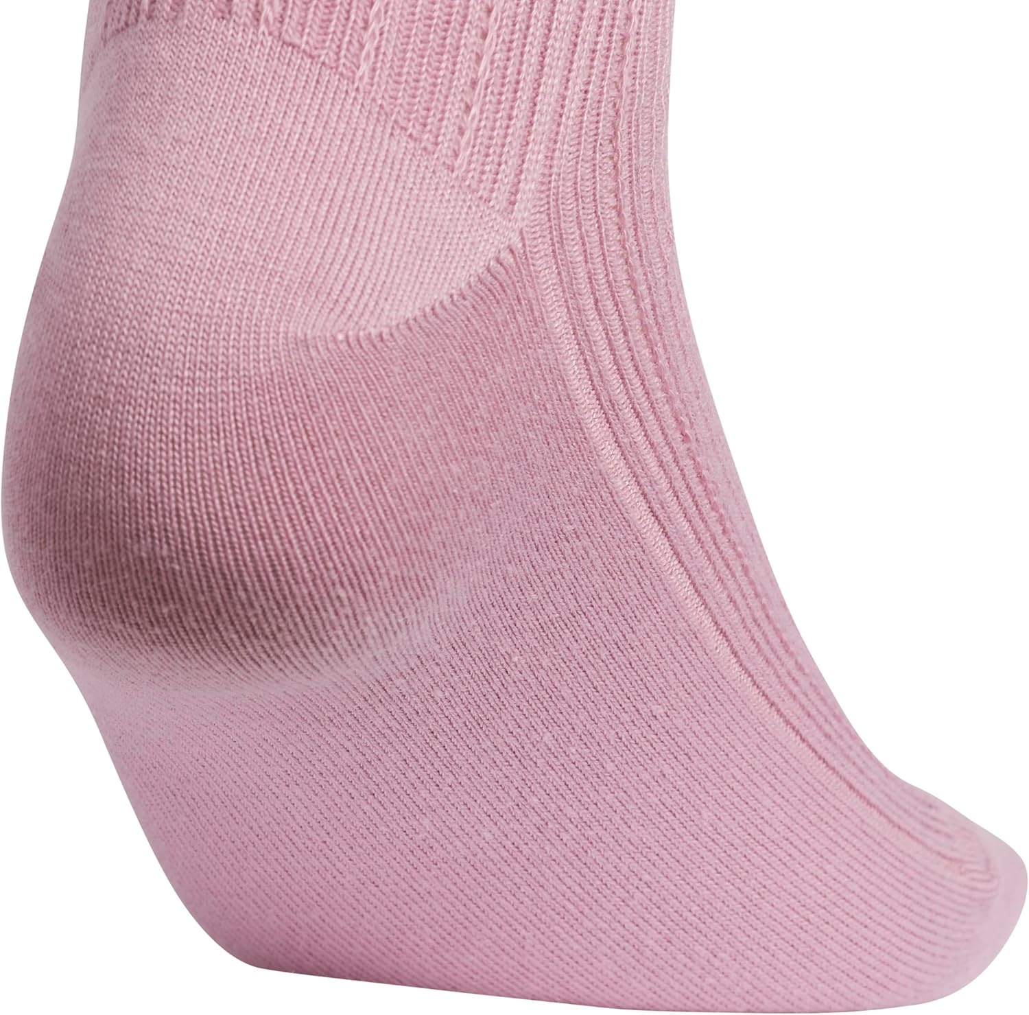 image:imageadidas Womens Ruffle Quarter Ankle Socks 3 PairsMagic Mauve PurpleWhiteCool Light Heather