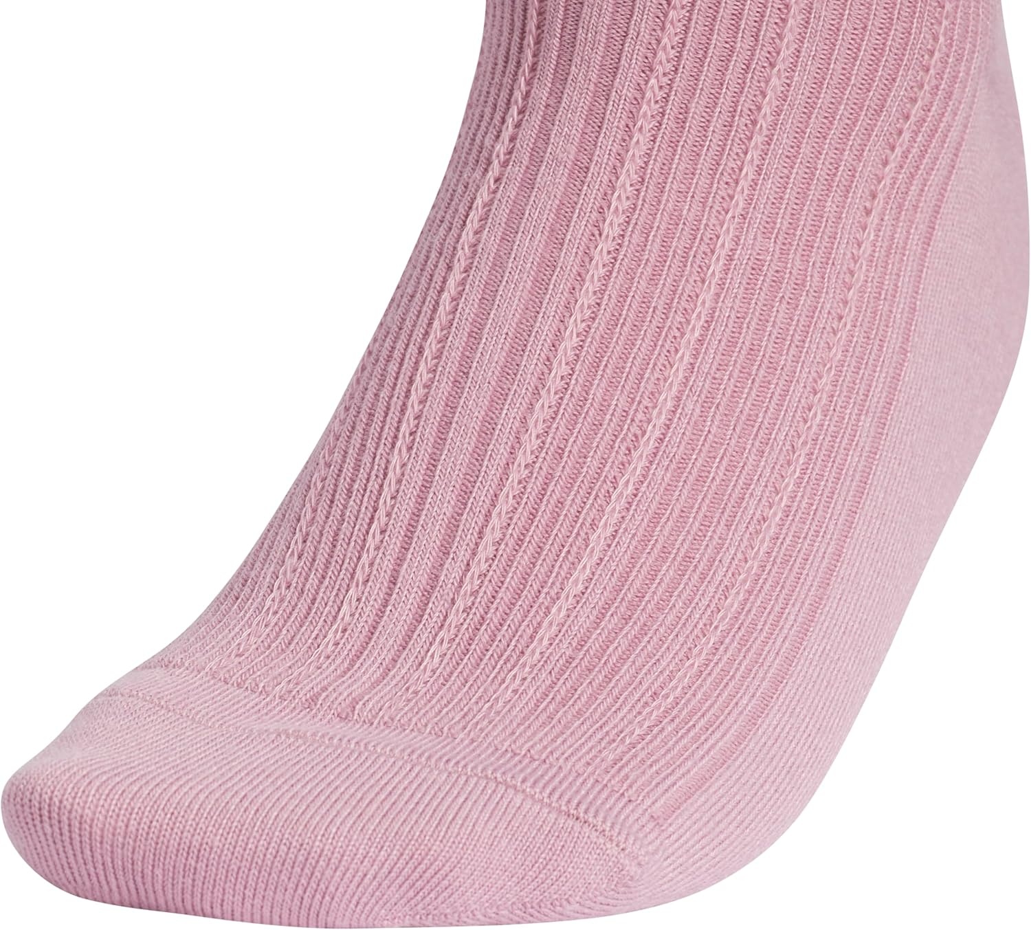 image:imageadidas Womens Ruffle Quarter Ankle Socks 3 PairsMagic Mauve PurpleWhiteCool Light Heather