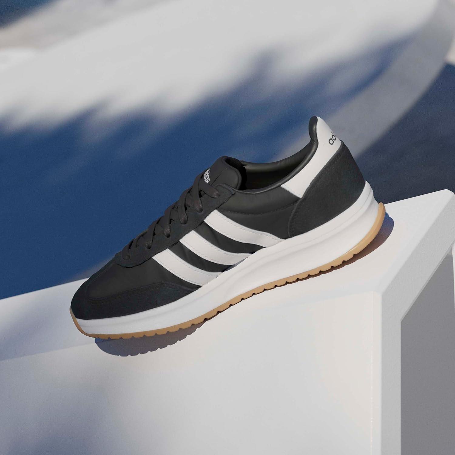 image:imageadidas Womens Run 70s 20 ShoeBlackCore WhiteCore White