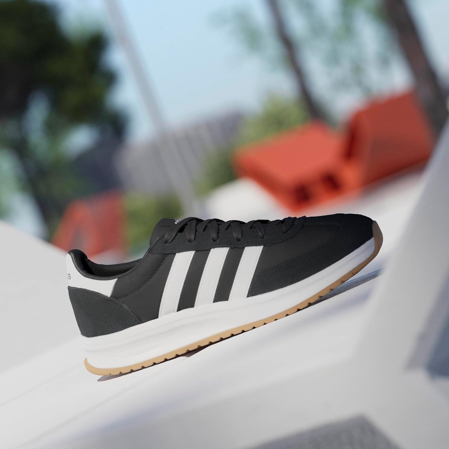 image:imageadidas Womens Run 70s 20 ShoeBlackCore WhiteCore White