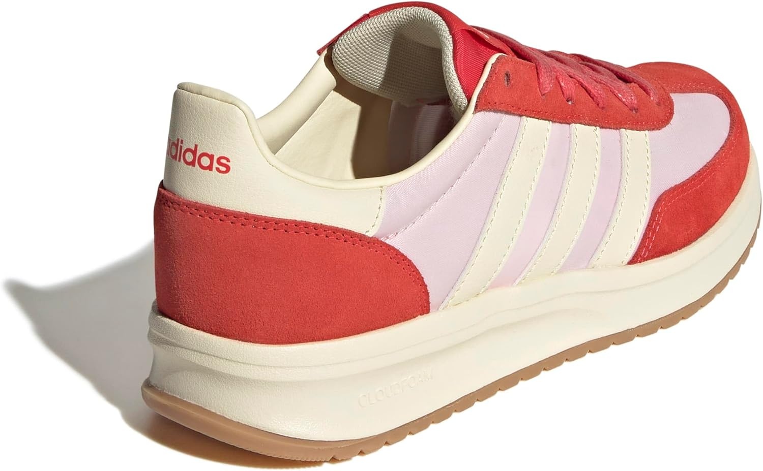 image:imageadidas Womens Run 70s 20 ShoeClear PinkWarm VanillaSemi Lucid Red