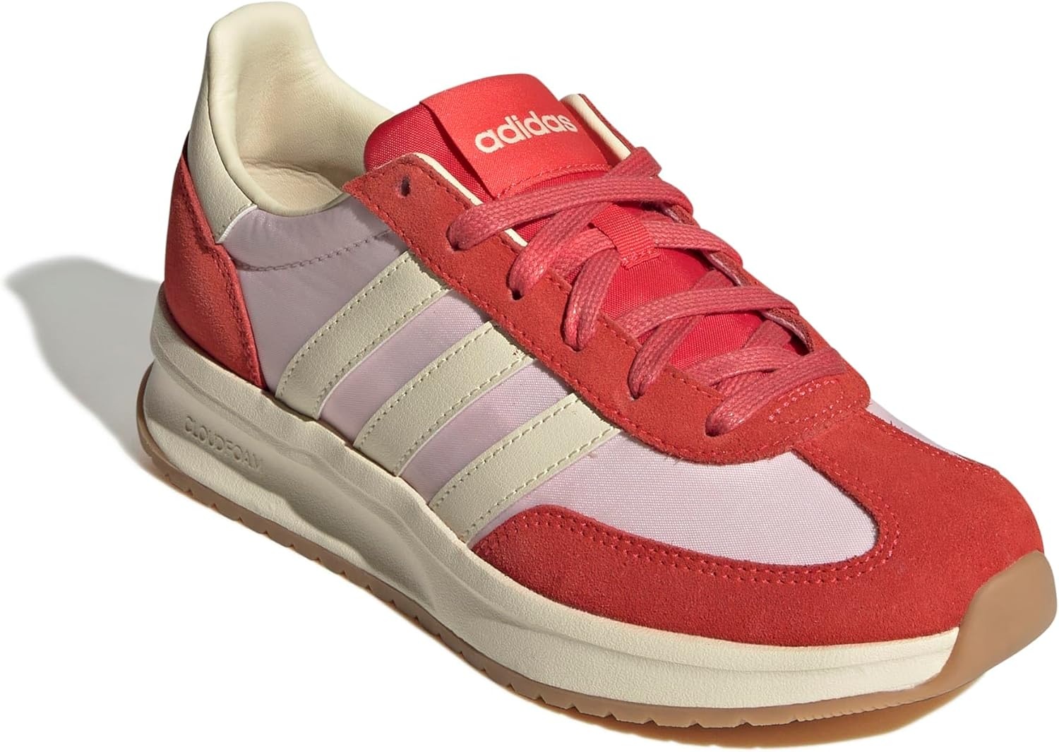 image:imageadidas Womens Run 70s 20 ShoeClear PinkWarm VanillaSemi Lucid Red