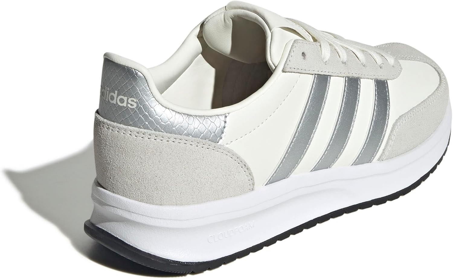 image:imageadidas Womens Run 70s 20 ShoeCore WhiteSilver MetallicOff White