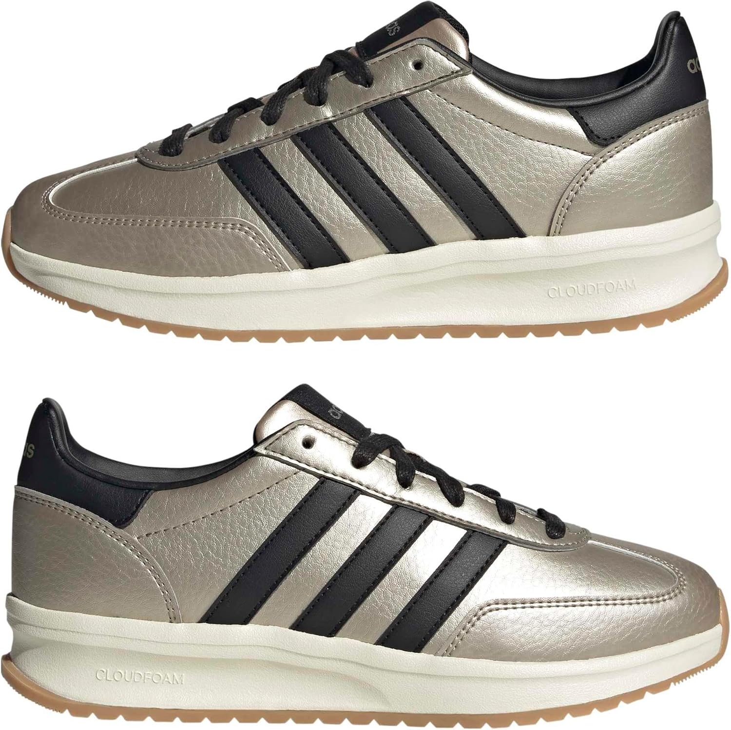 image:imageadidas Womens Run 70s 20 ShoeCyber MetallicBlackOff White