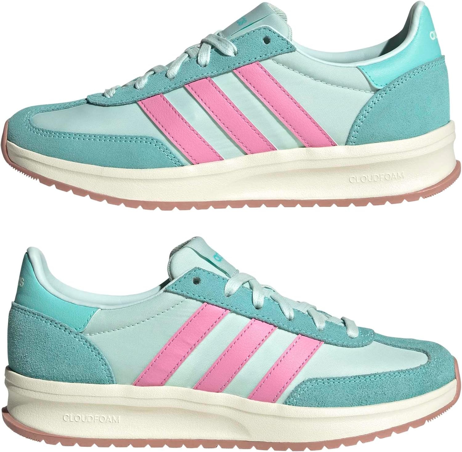 image:imageadidas Womens Run 70s 20 ShoeHalo MintBliss PinkOff White