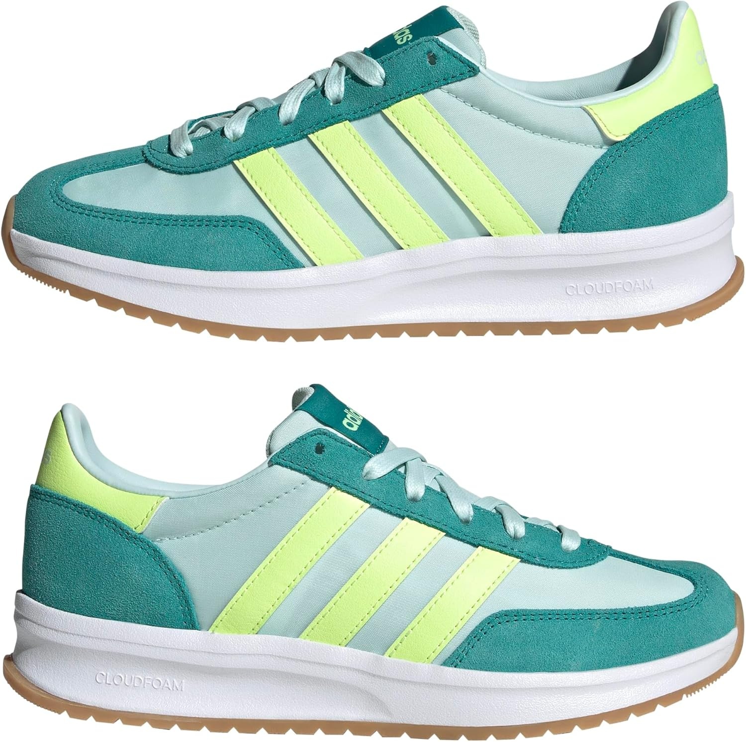 image:imageadidas Womens Run 70s 20 ShoeHalo MintYellowPure Teal