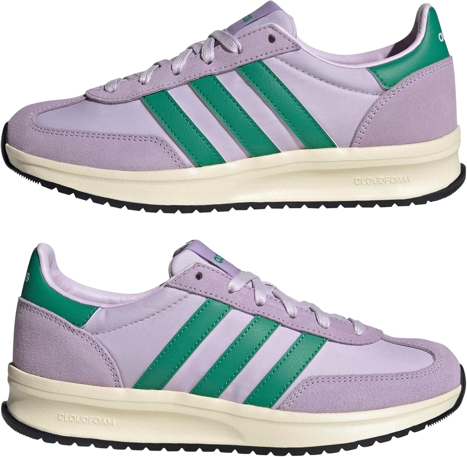 image:imageadidas Womens Run 70s 20 ShoeIce LavenderCourt GreenPowder Plum