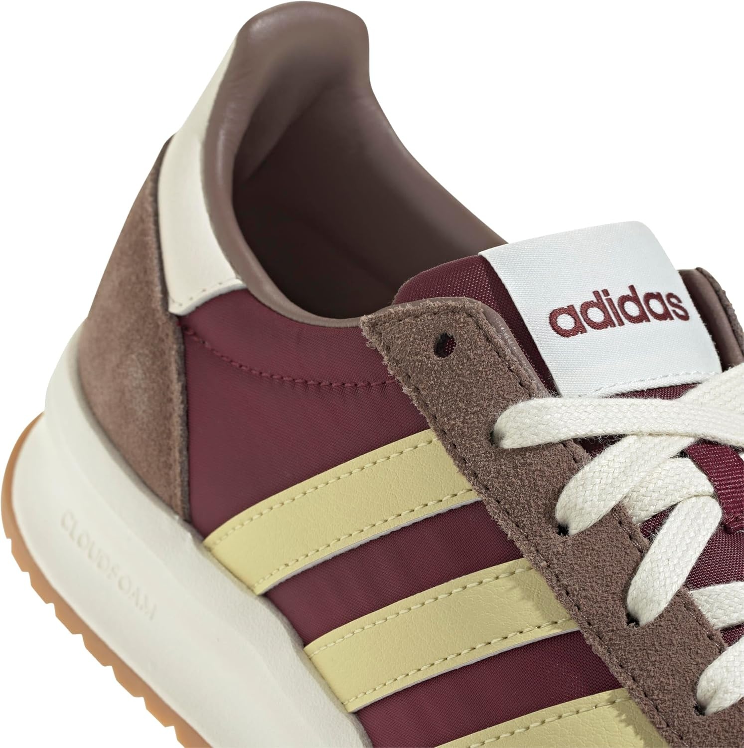 image:imageadidas Womens Run 70s 20 ShoeMaroonPowder YellowEarth Strata