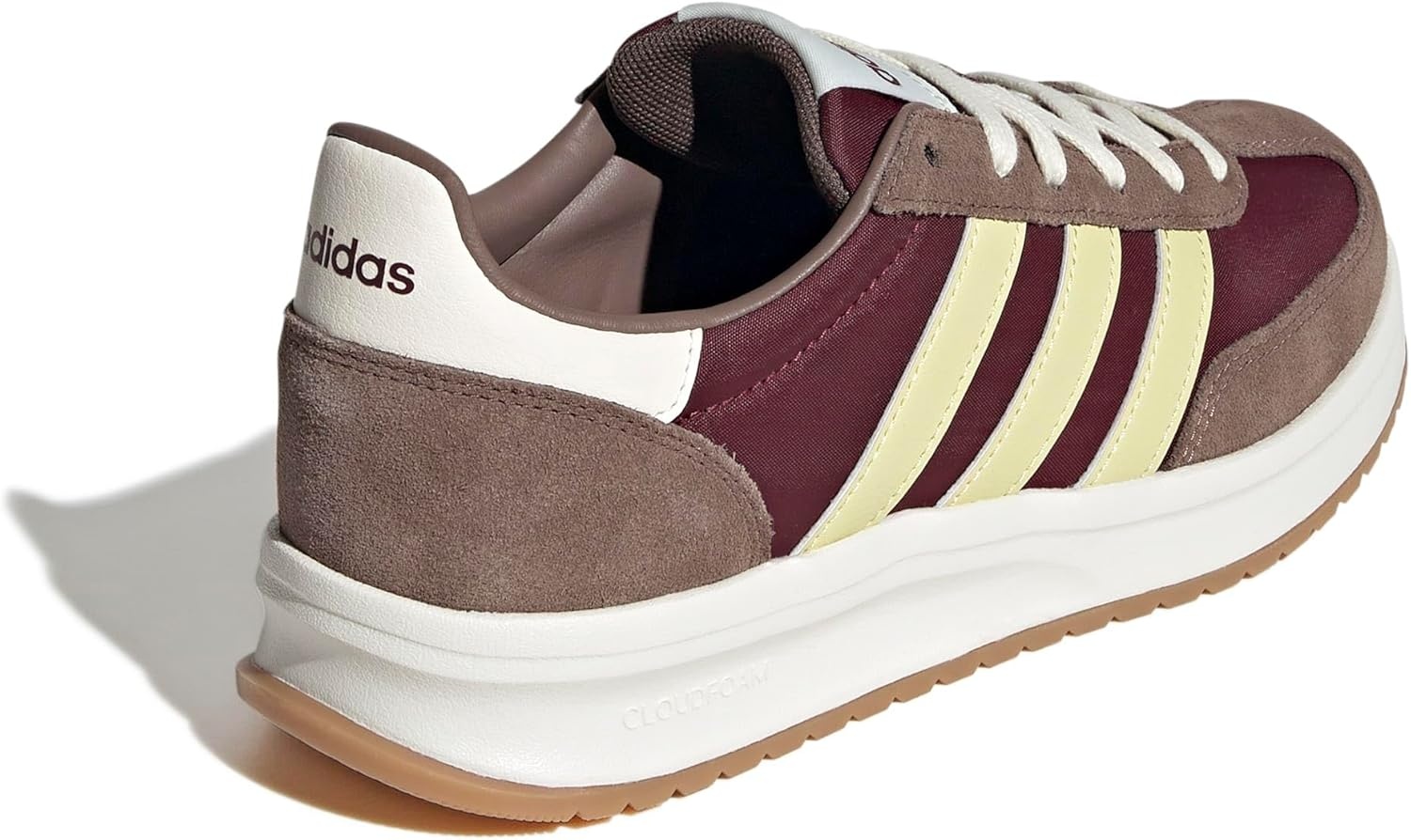 image:imageadidas Womens Run 70s 20 ShoeMaroonPowder YellowEarth Strata