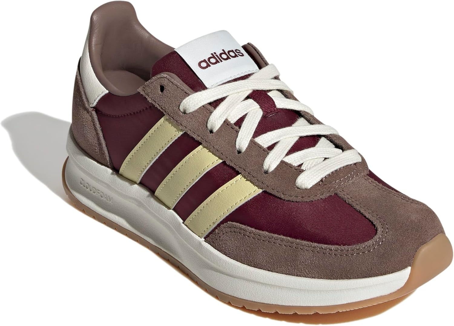 image:imageadidas Womens Run 70s 20 ShoeMaroonPowder YellowEarth Strata