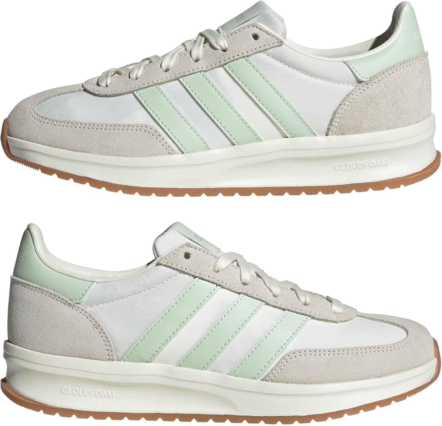 image:imageadidas Womens Run 70s 20 ShoeOff WhiteLinen GreenGum