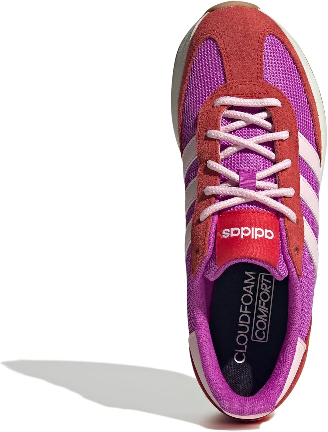 image:imageadidas Womens Run 70s 20 ShoePurple BurstClear PinkBetter Scarlet