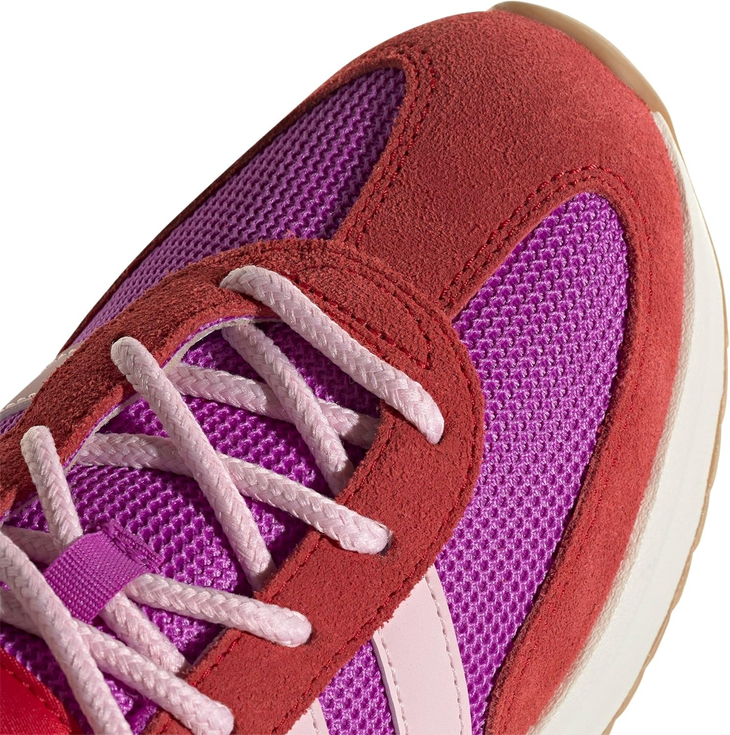 image:imageadidas Womens Run 70s 20 ShoePurple BurstClear PinkBetter Scarlet