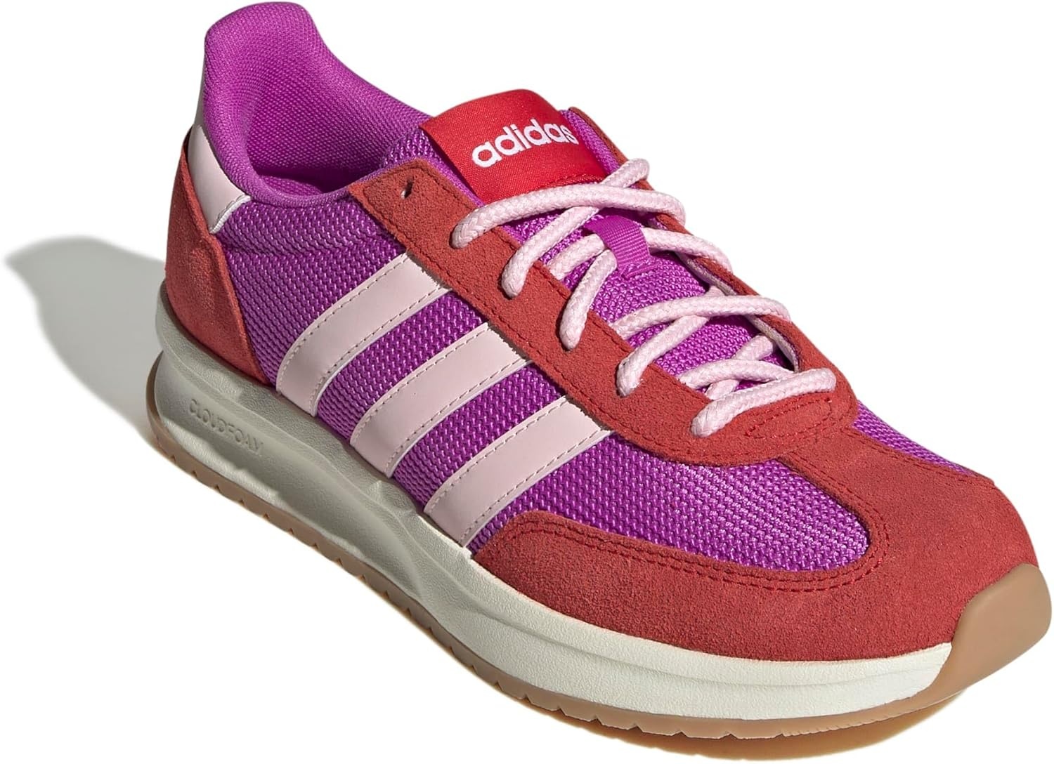 image:imageadidas Womens Run 70s 20 ShoePurple BurstClear PinkBetter Scarlet