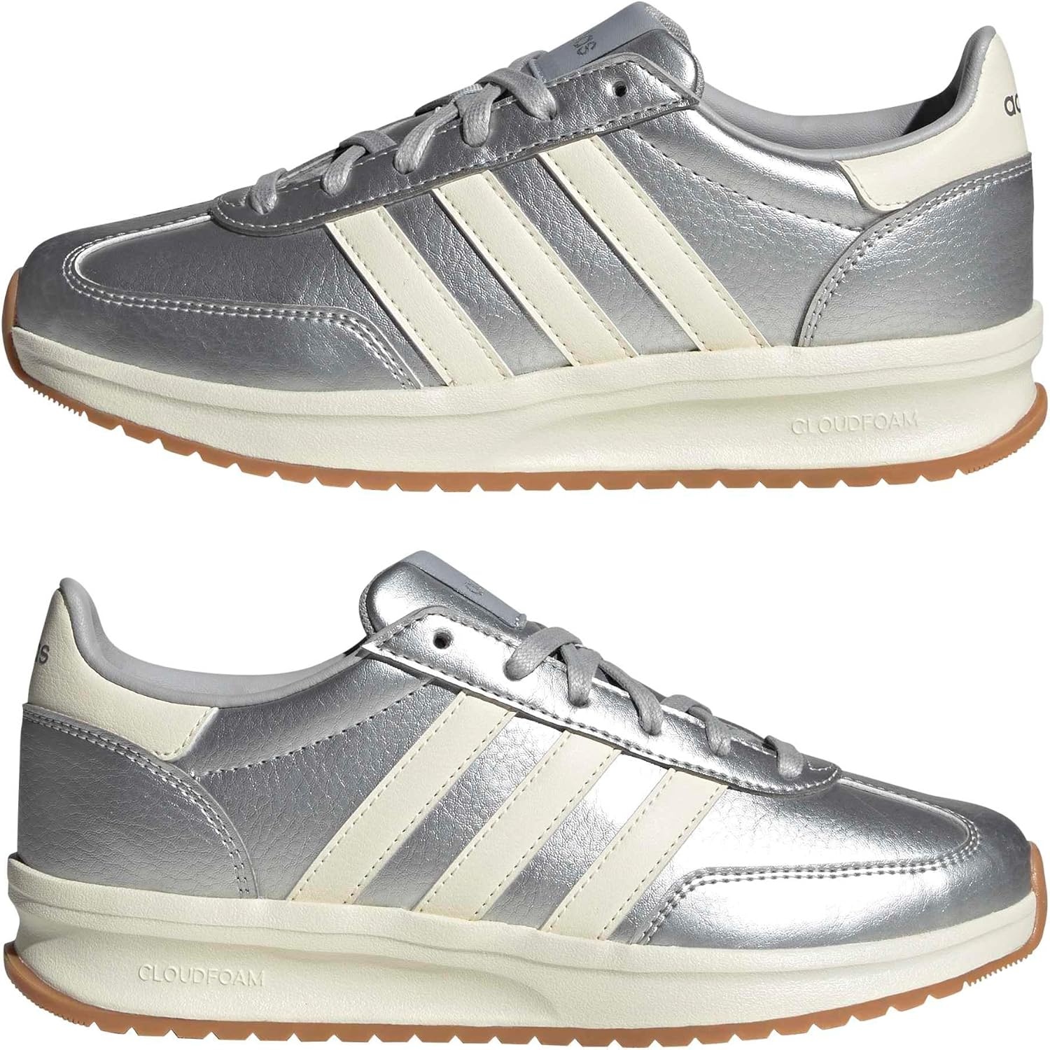 image:imageadidas Womens Run 70s 20 ShoeSilver MetallicOff WhiteGrey