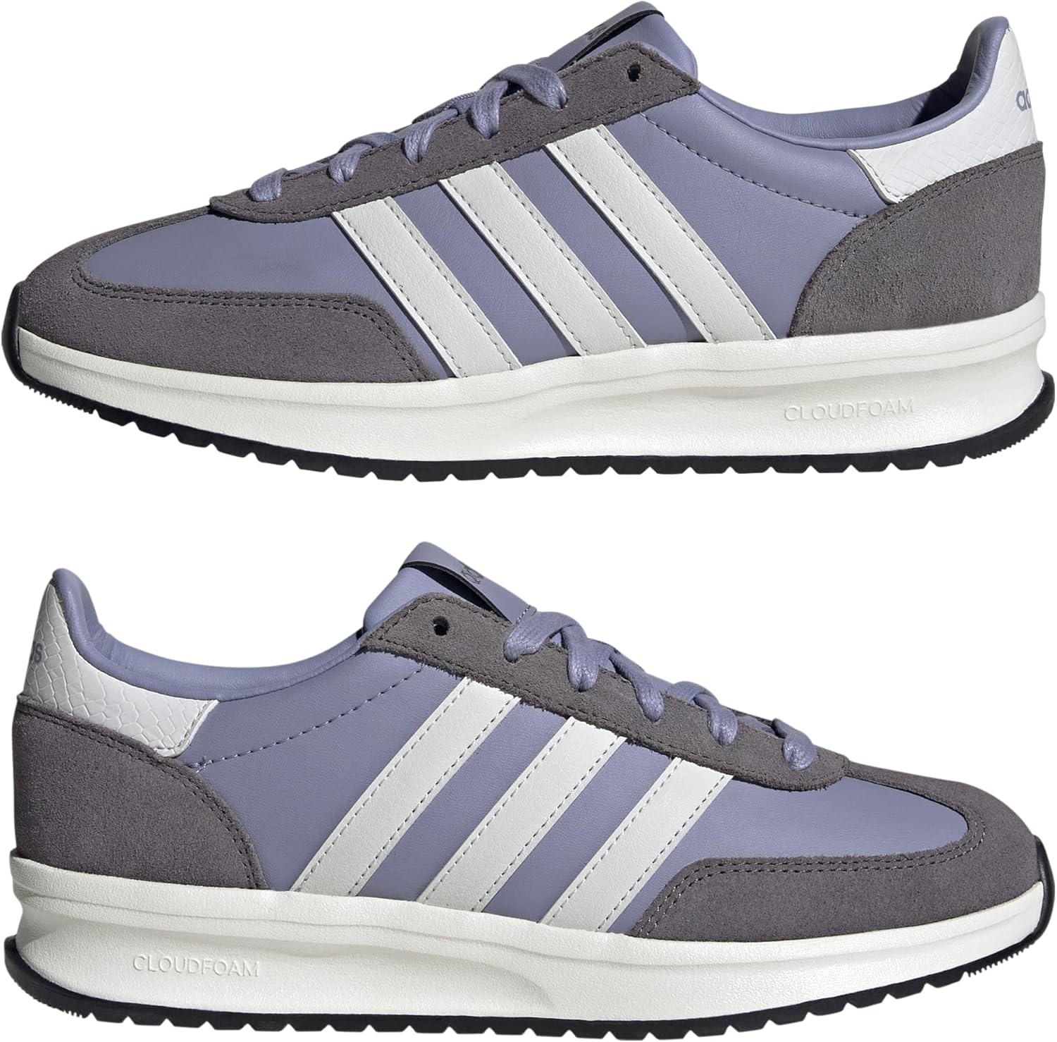 image:imageadidas Womens Run 70s 20 ShoeSilver VioletCrystal WhiteTrace Grey