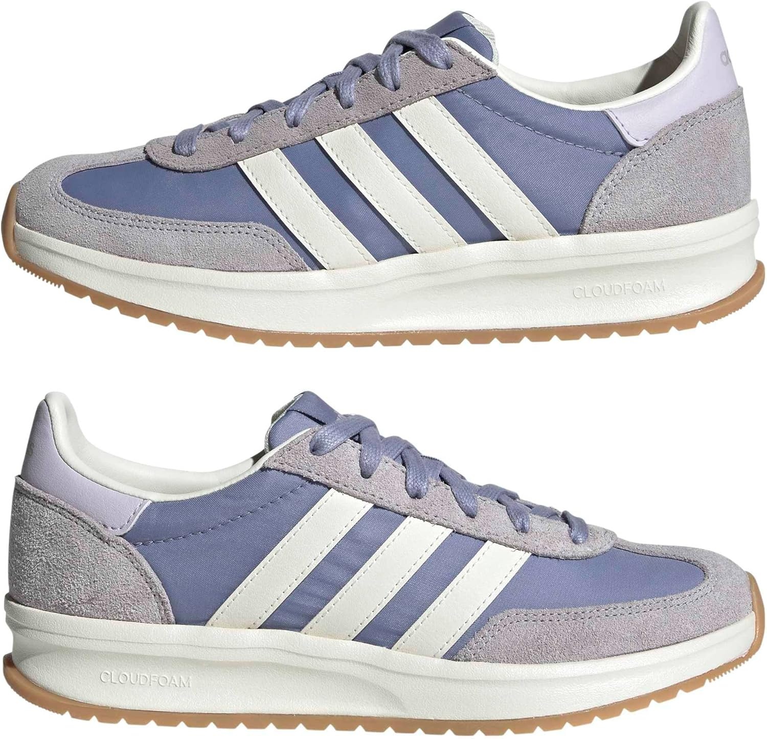 image:imageadidas Womens Run 70s 20 ShoeSilver VioletOff WhiteGlory Grey