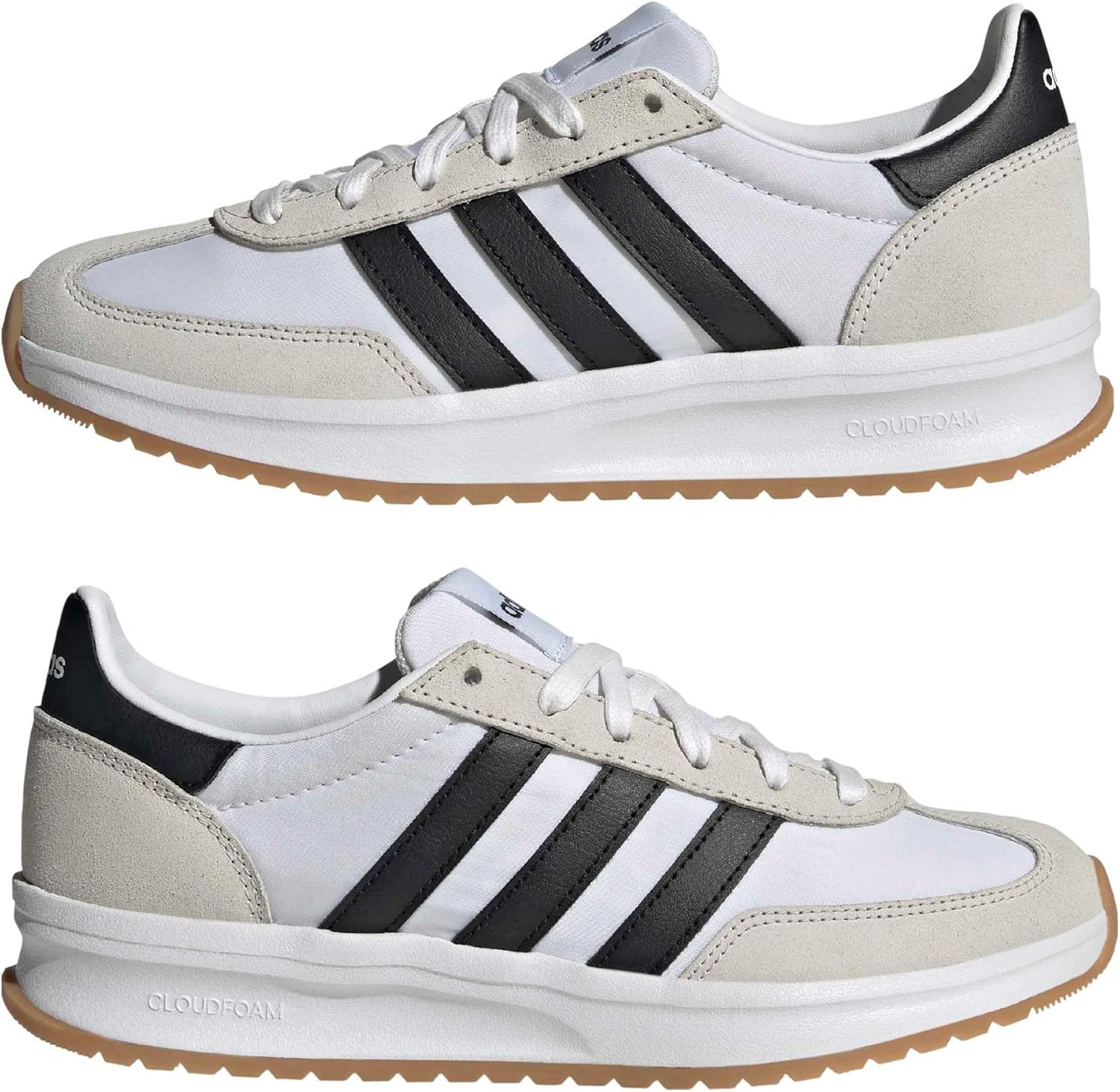 image:imageadidas Womens Run 70s 20 ShoeWhiteBlackGrey