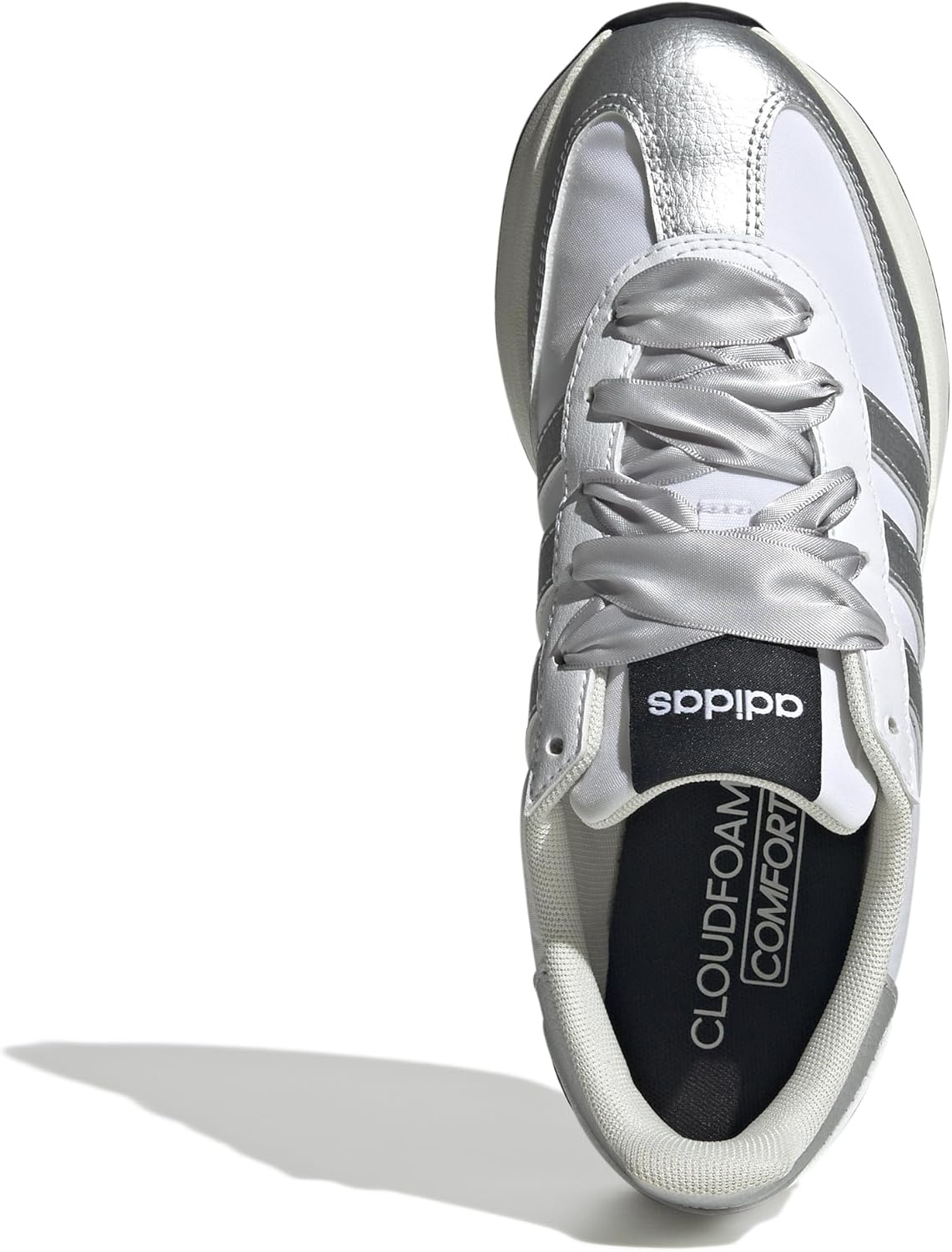 image:imageadidas Womens Run 70s 20 ShoeWhiteSilver MetallicOff White