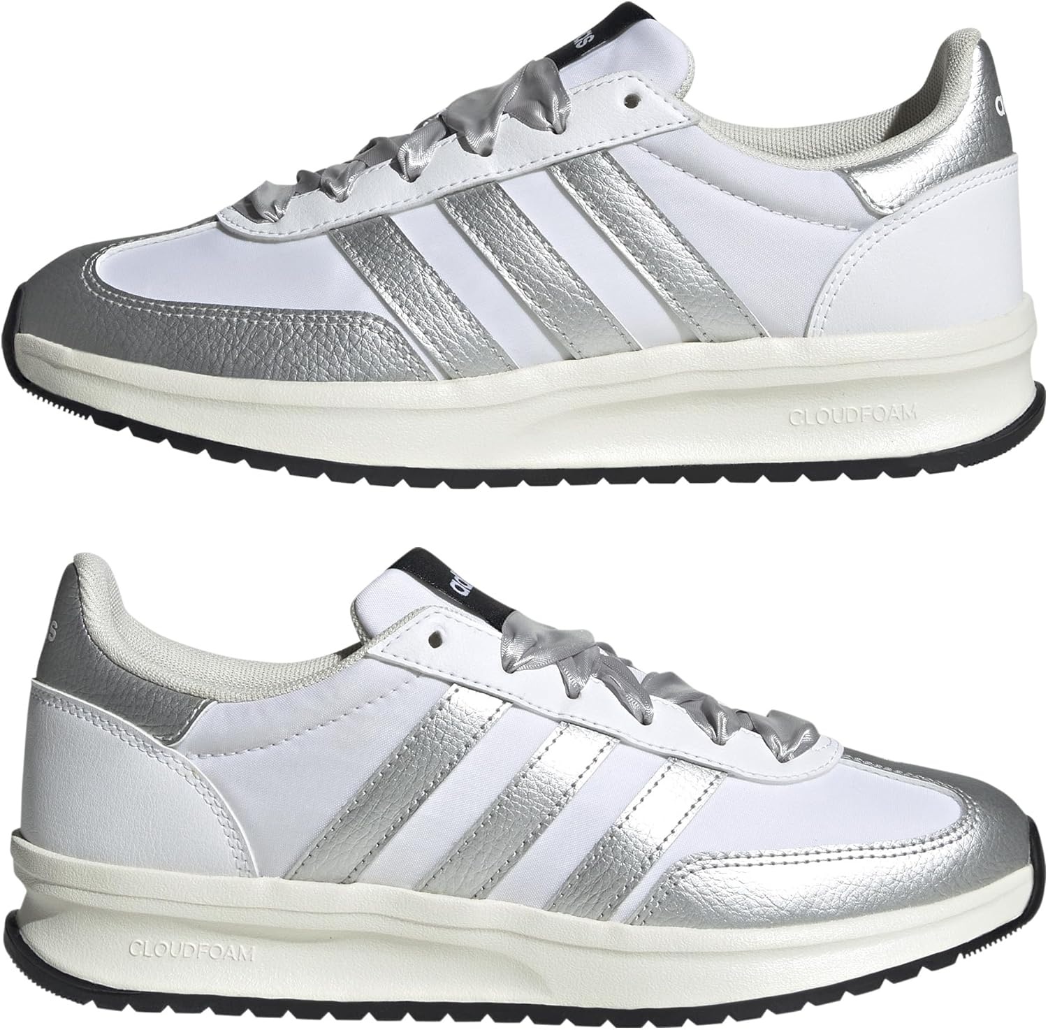 image:imageadidas Womens Run 70s 20 ShoeWhiteSilver MetallicOff White