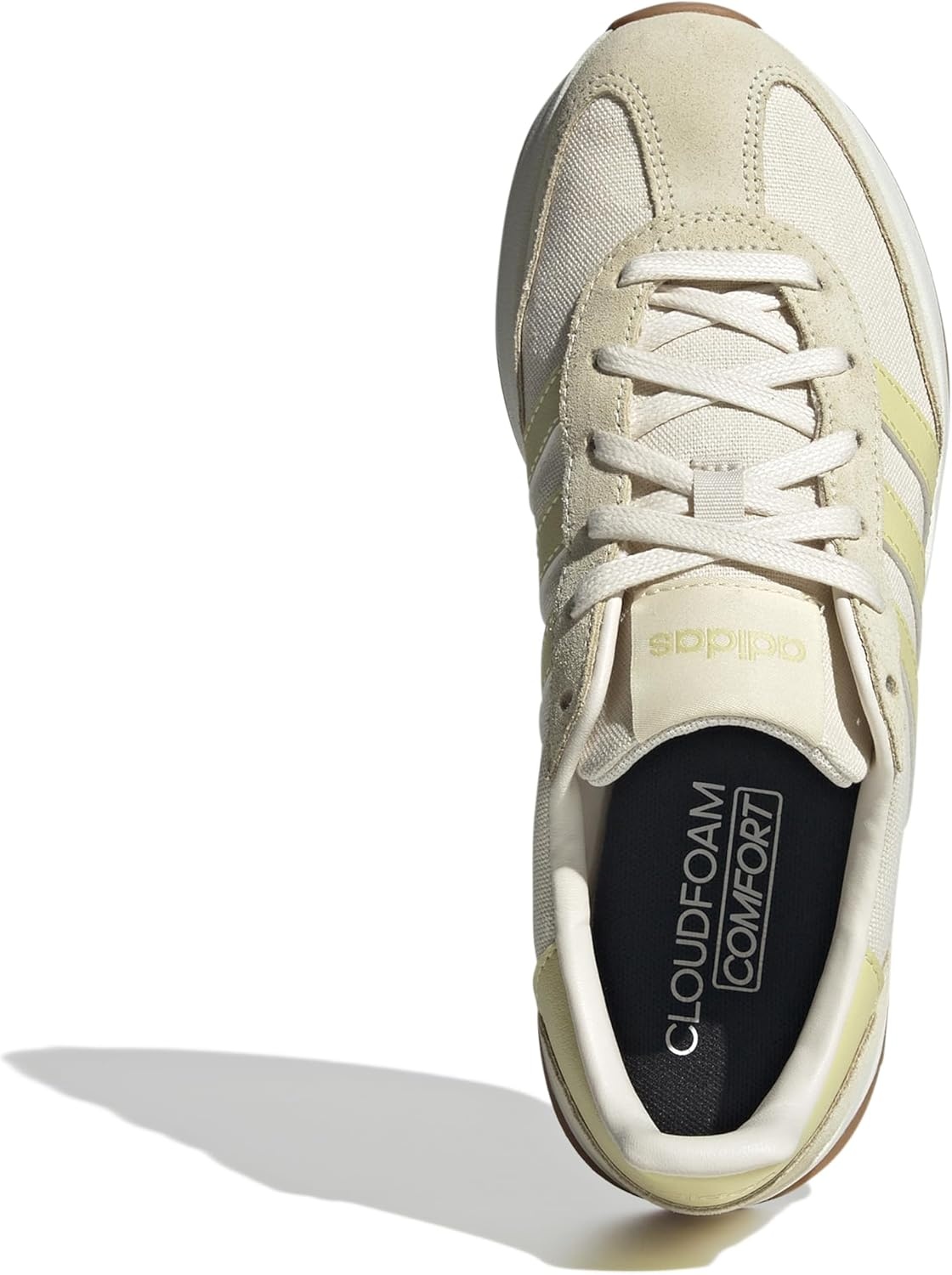 image:imageadidas Womens Run 70s 20 ShoeWonder WhitePowder YellowWarm Vanilla