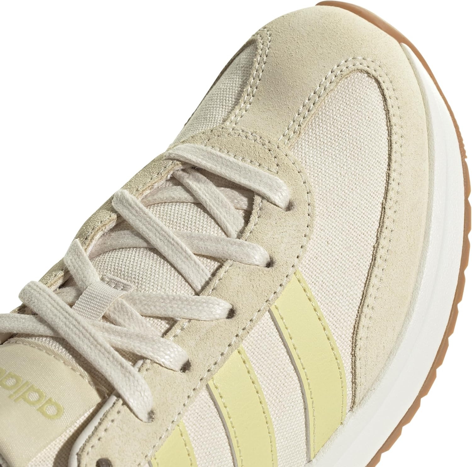 image:imageadidas Womens Run 70s 20 ShoeWonder WhitePowder YellowWarm Vanilla