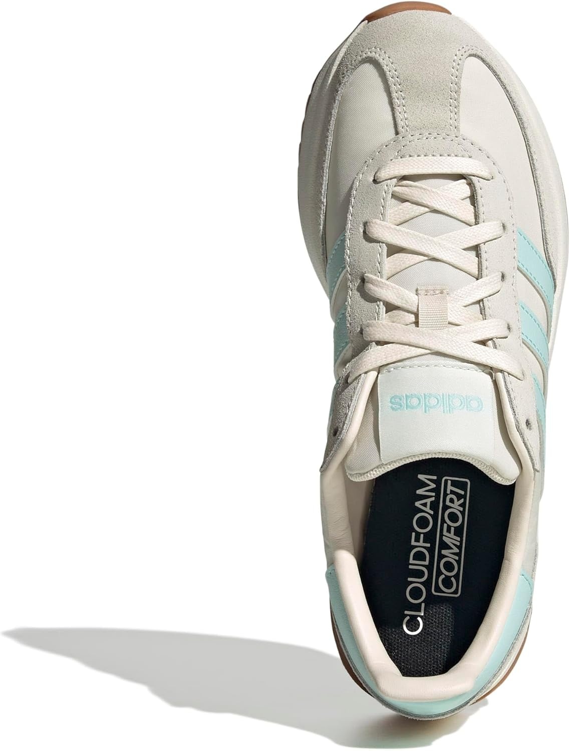 image:imageadidas Womens Run 70s 20 ShoeWonder WhiteSemi Flash AquaOff White