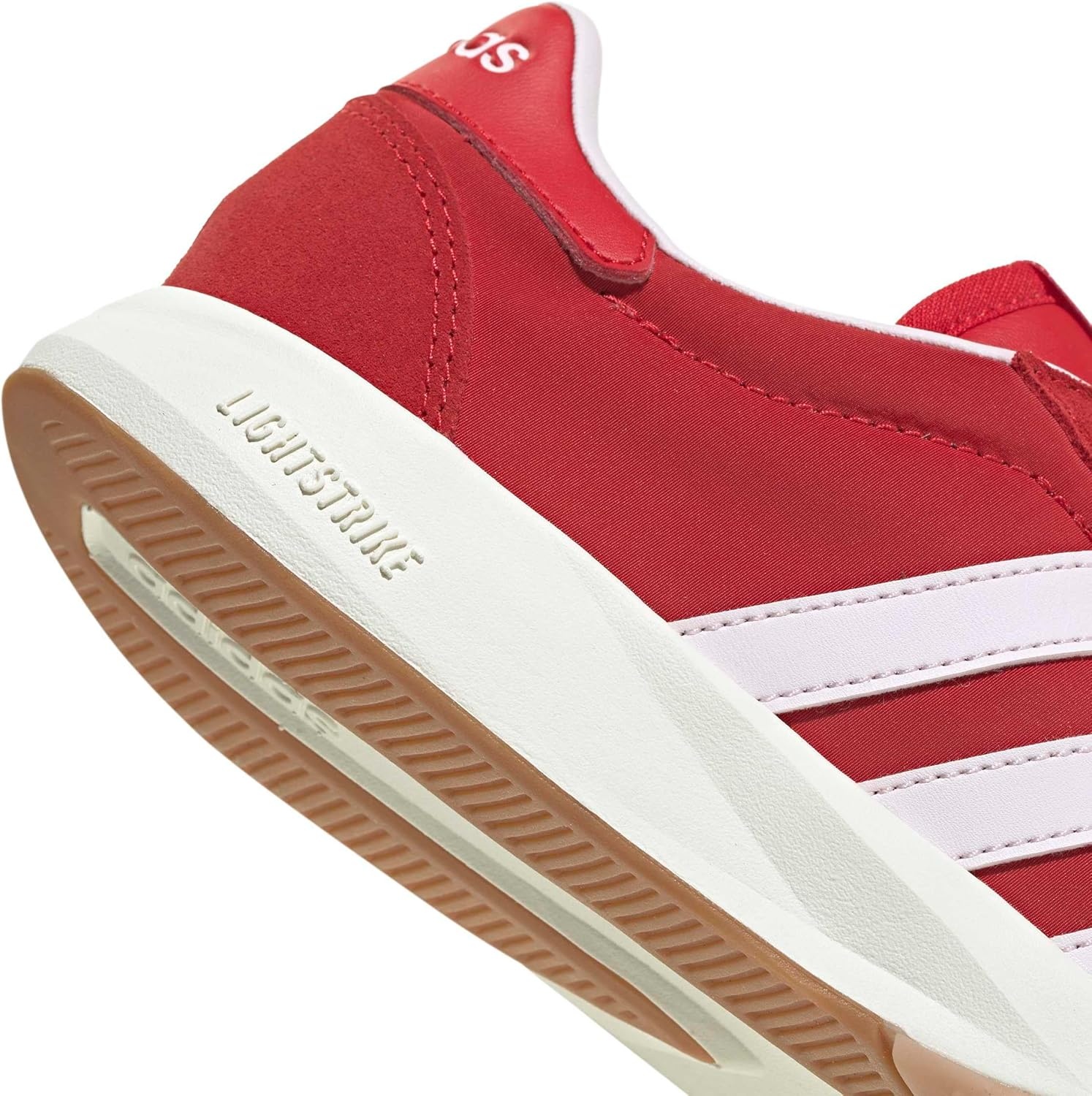 image:imageadidas Womens Run 7626 Lace Up Sneakers Shoes Casual Off WhiteBetter ScarletAlmost PinkClear Pink