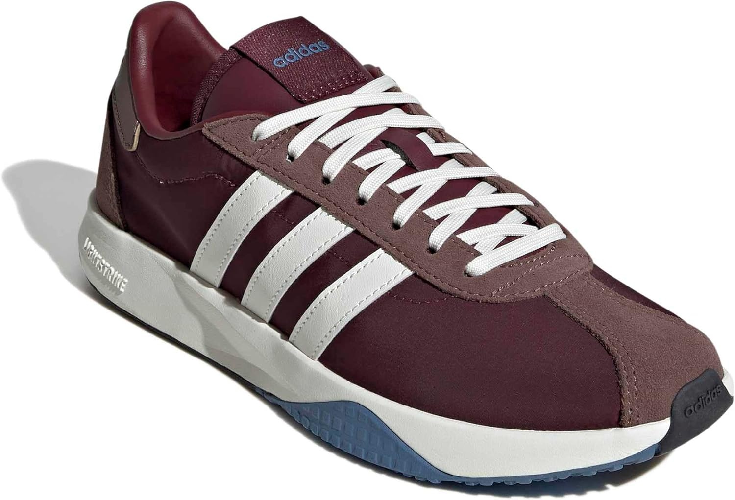 image:imageadidas Womens Run 7626 Lace Up Sneakers Shoes Casual Off WhiteMaroonOff WhiteEarth Strata