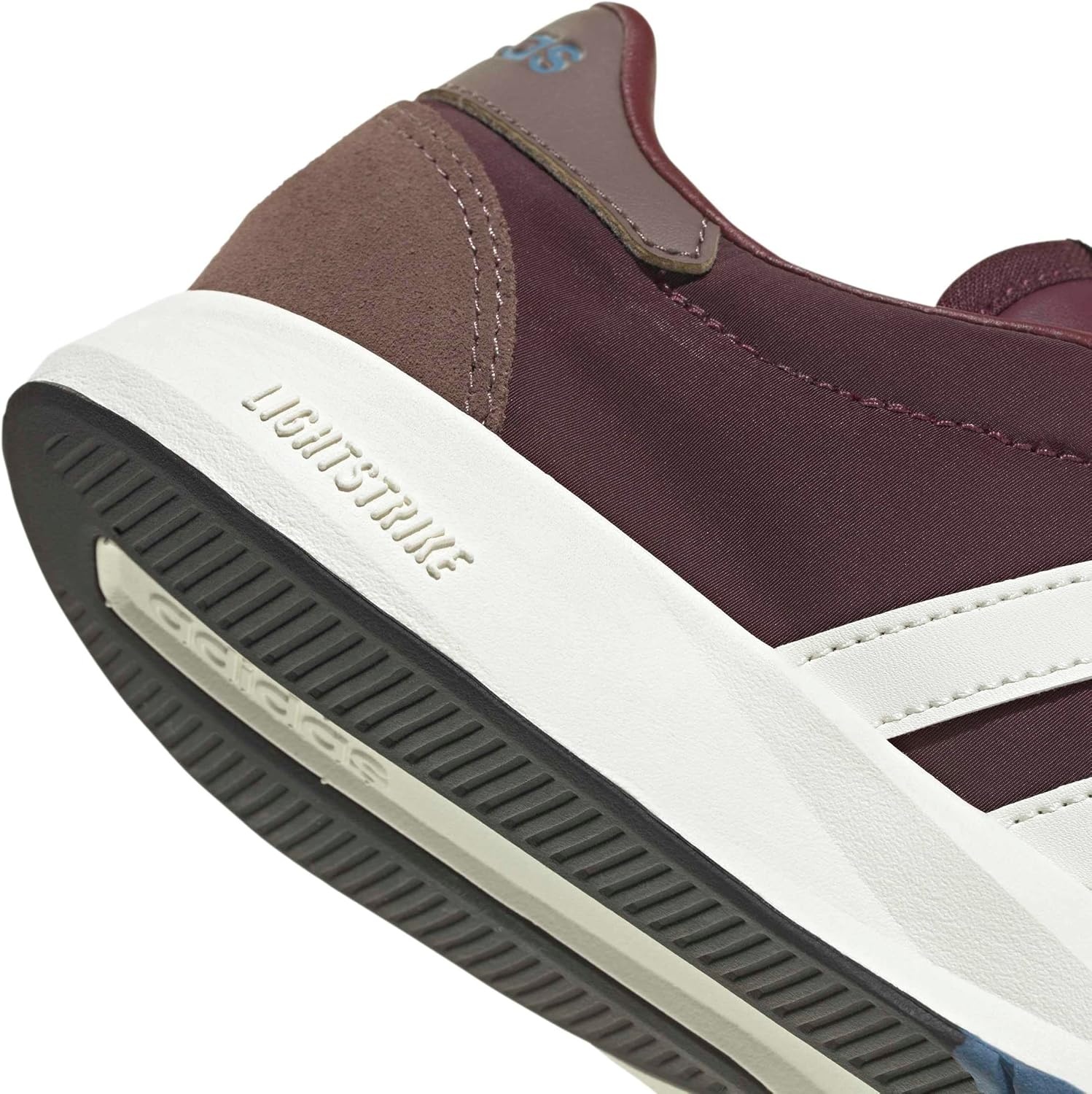 image:imageadidas Womens Run 7626 Lace Up Sneakers Shoes Casual Off WhiteMaroonOff WhiteEarth Strata
