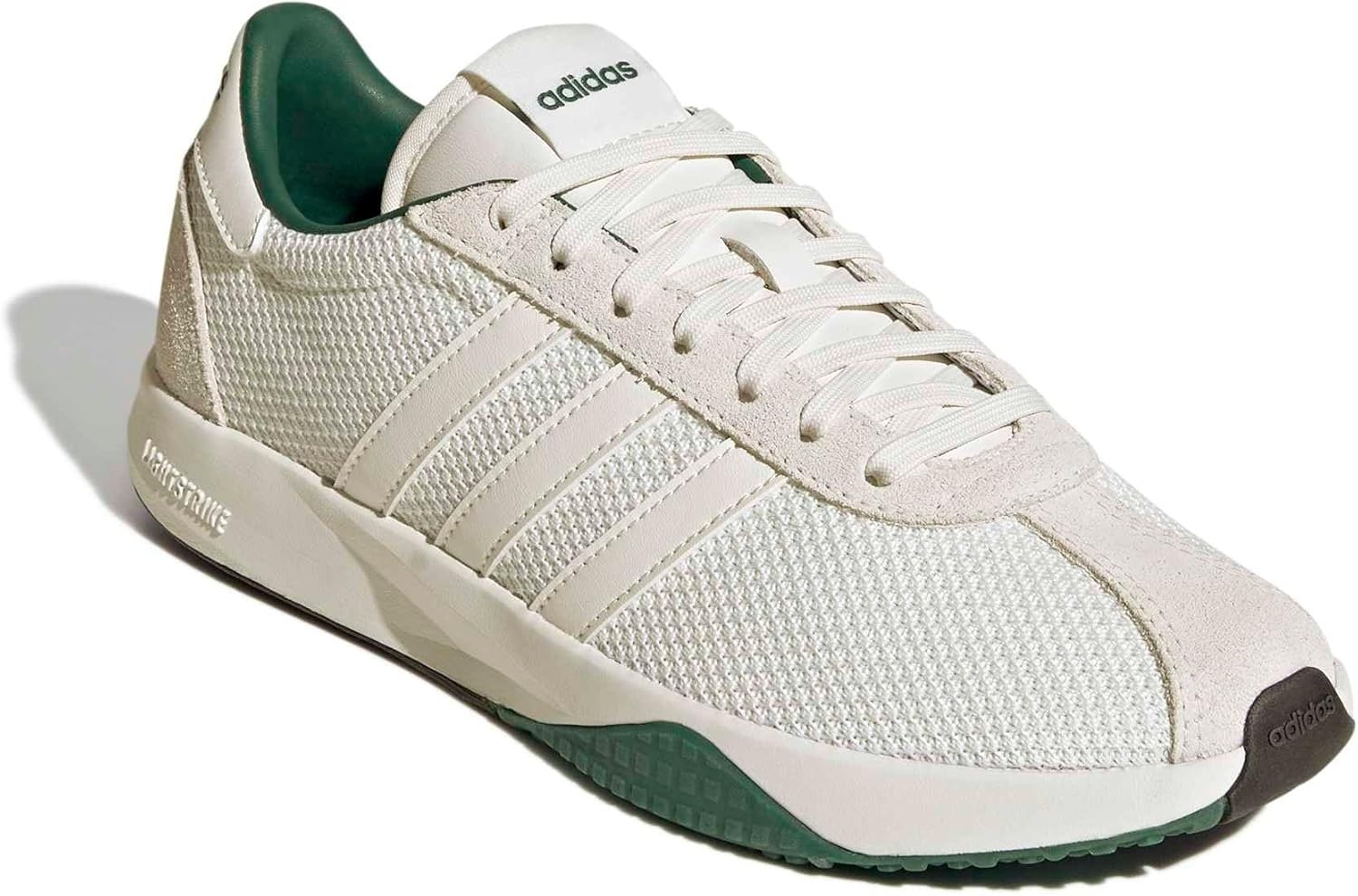 image:imageadidas Womens Run 7626 Lace Up Sneakers Shoes Casual Off WhiteOff WhiteWhiteCollegiate Green