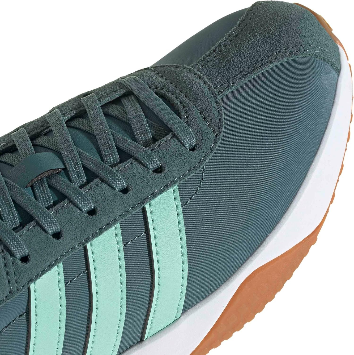 image:imageadidas Womens Run 7626 Lace Up Sneakers Shoes Casual Off WhitePreloved TealClear MintWhite