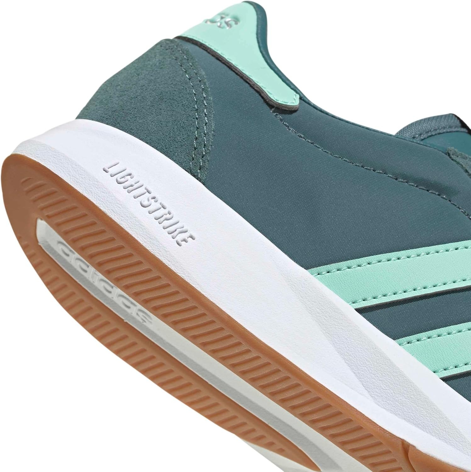 image:imageadidas Womens Run 7626 Lace Up Sneakers Shoes Casual Off WhitePreloved TealClear MintWhite