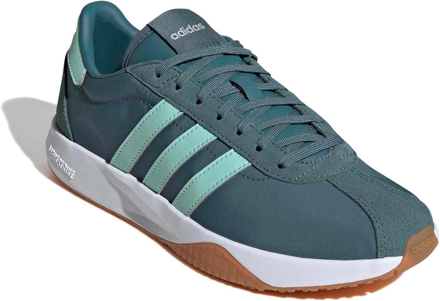 image:imageadidas Womens Run 7626 Lace Up Sneakers Shoes Casual Off WhitePreloved TealClear MintWhite