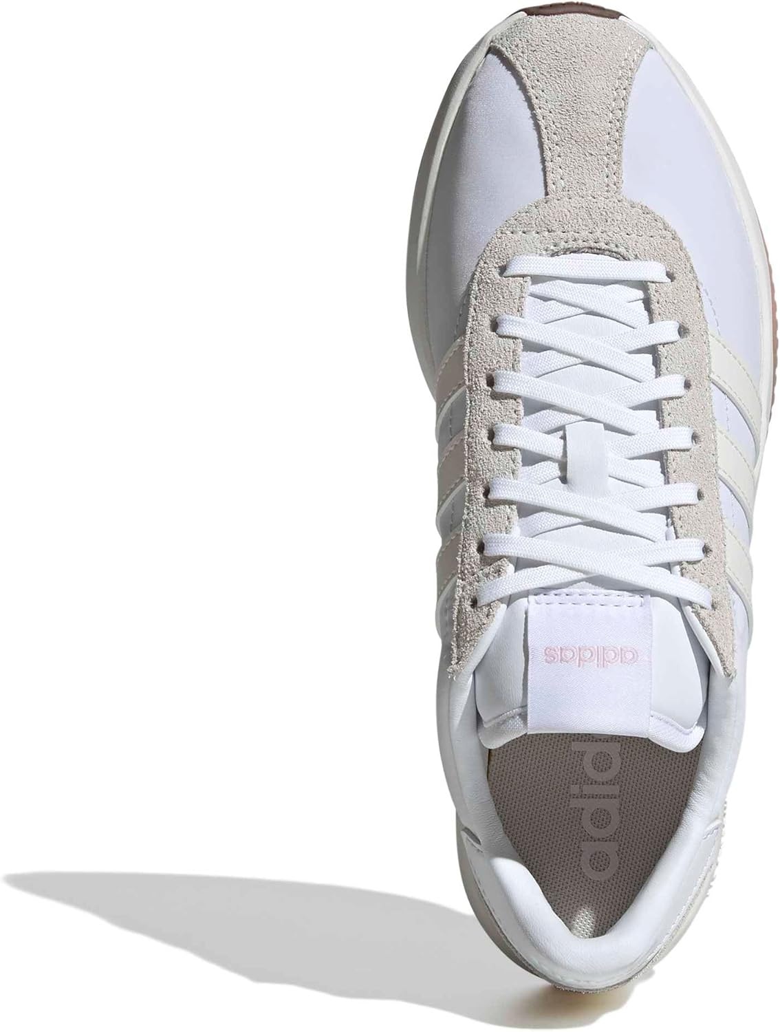 image:imageadidas Womens Run 7626 Lace Up Sneakers Shoes Casual Off WhiteWhiteChalk WhiteWonder Quartz