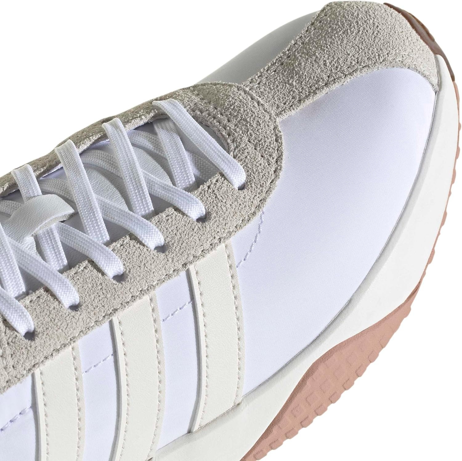 image:imageadidas Womens Run 7626 Lace Up Sneakers Shoes Casual Off WhiteWhiteChalk WhiteWonder Quartz