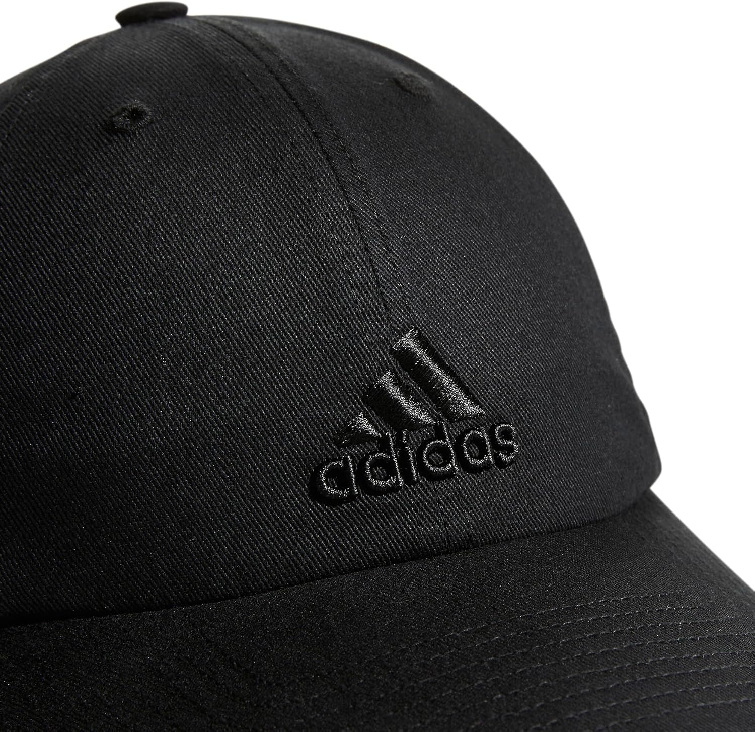 image:imageadidas Womens Saturday Hat Relaxed Fit Strapback Baseball CapBlack1