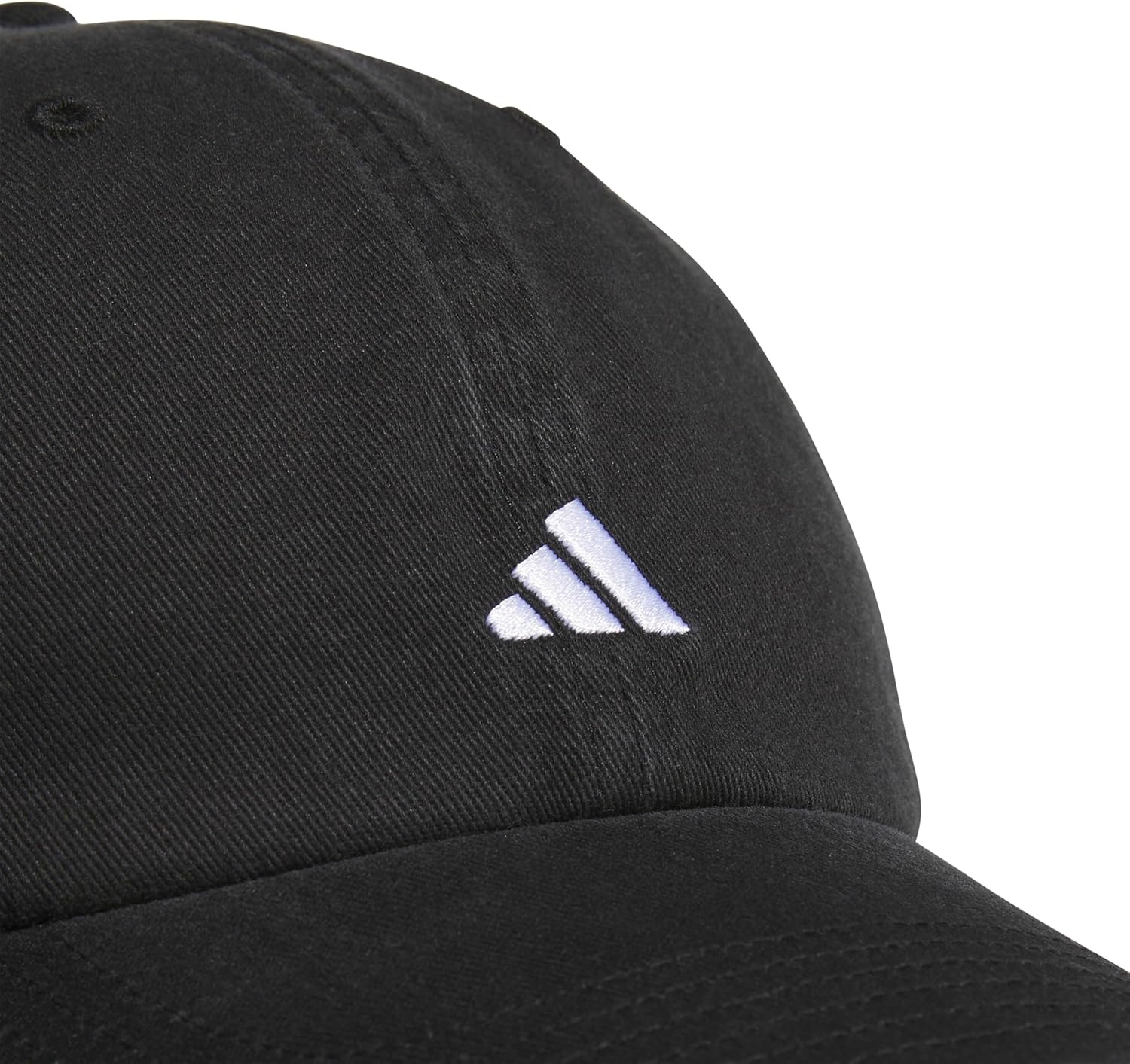 image:imageadidas Womens Saturday Hat Relaxed Fit Strapback Baseball CapBlackWhite3