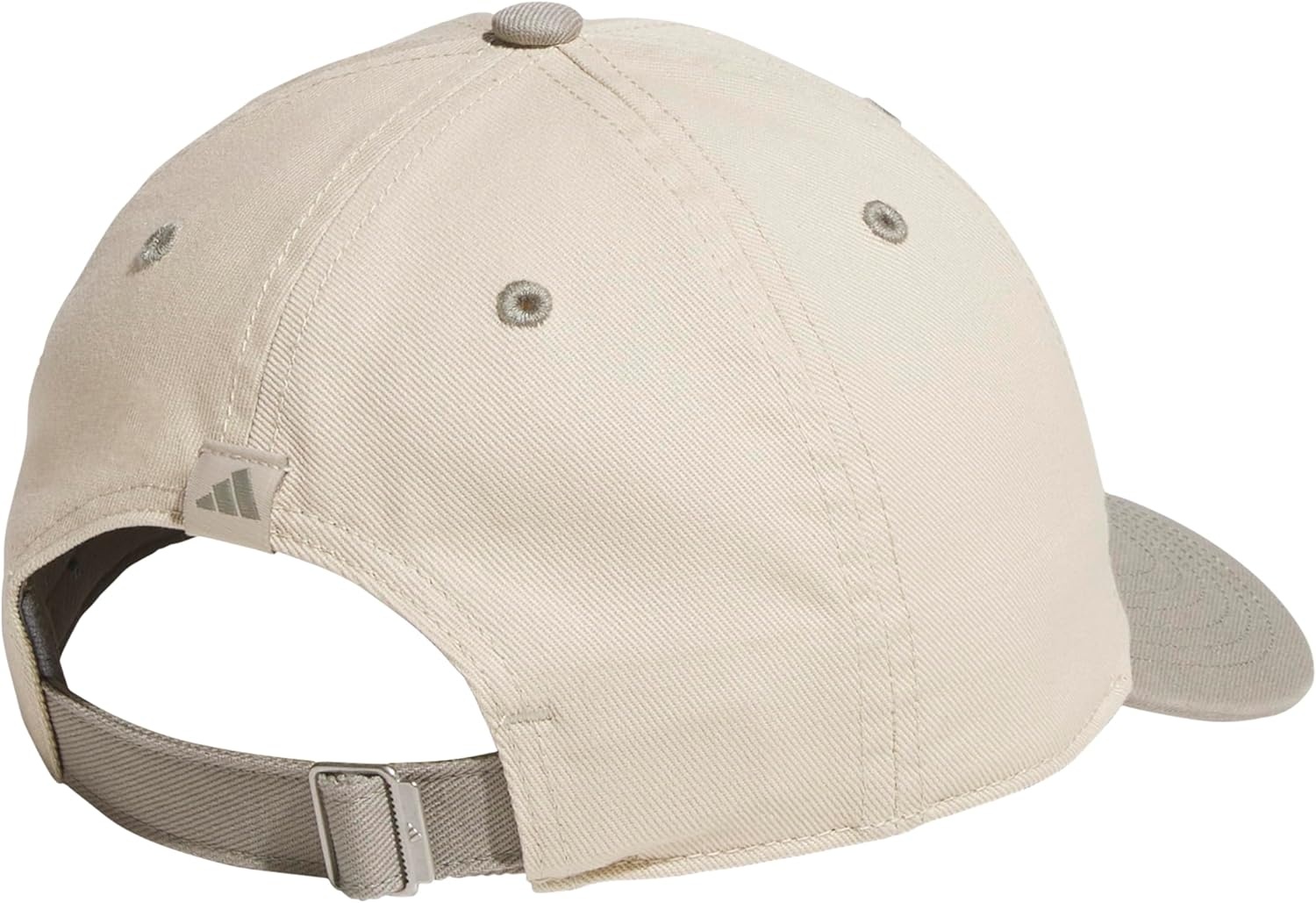 image:imageadidas Womens Saturday Hat Relaxed Fit Strapback Baseball CapCrystal Linen BeigeSilver Pebble GreyOff WhiteCappuccino