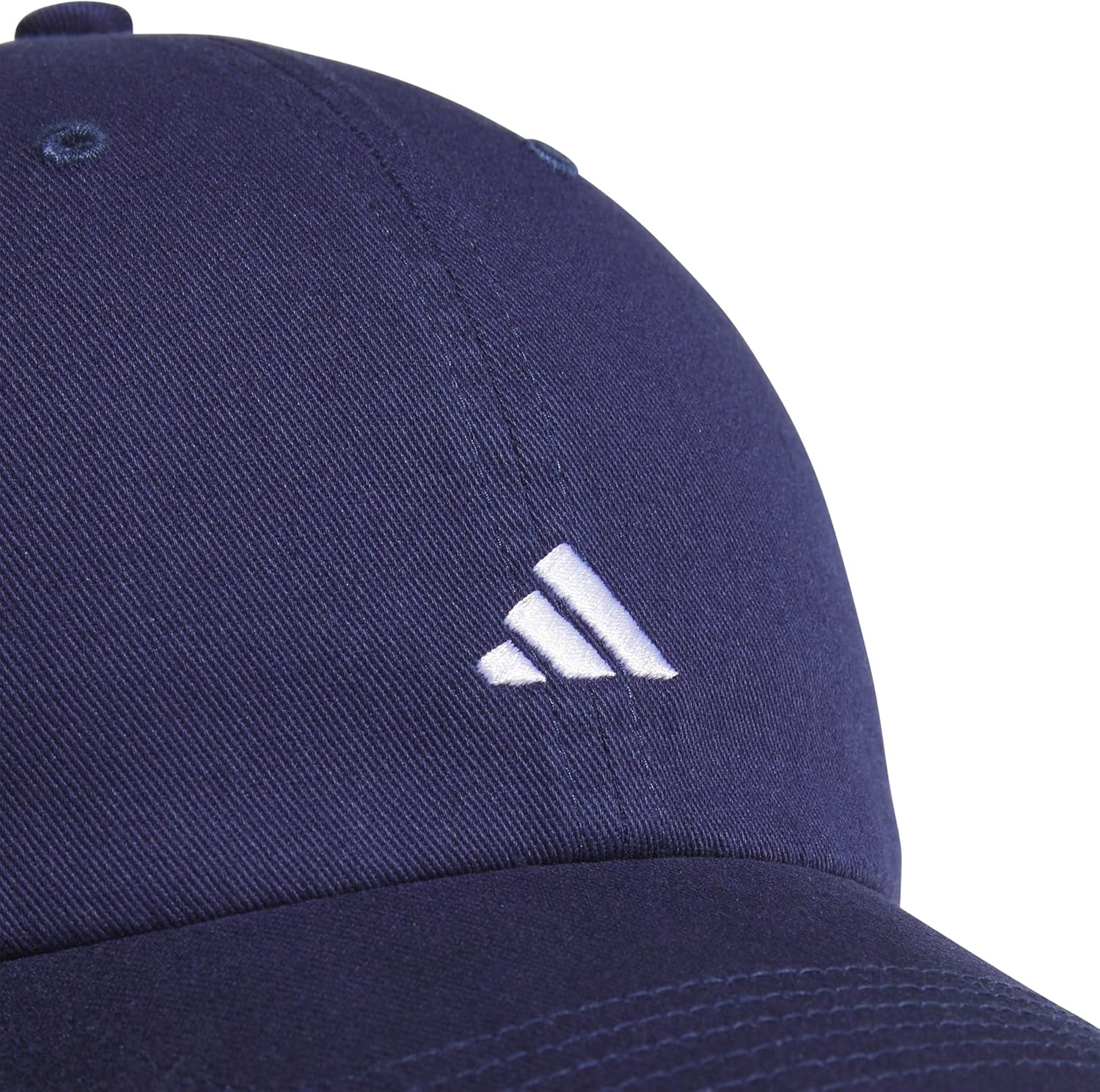 image:imageadidas Womens Saturday Hat Relaxed Fit Strapback Baseball CapDark BlueWhite3