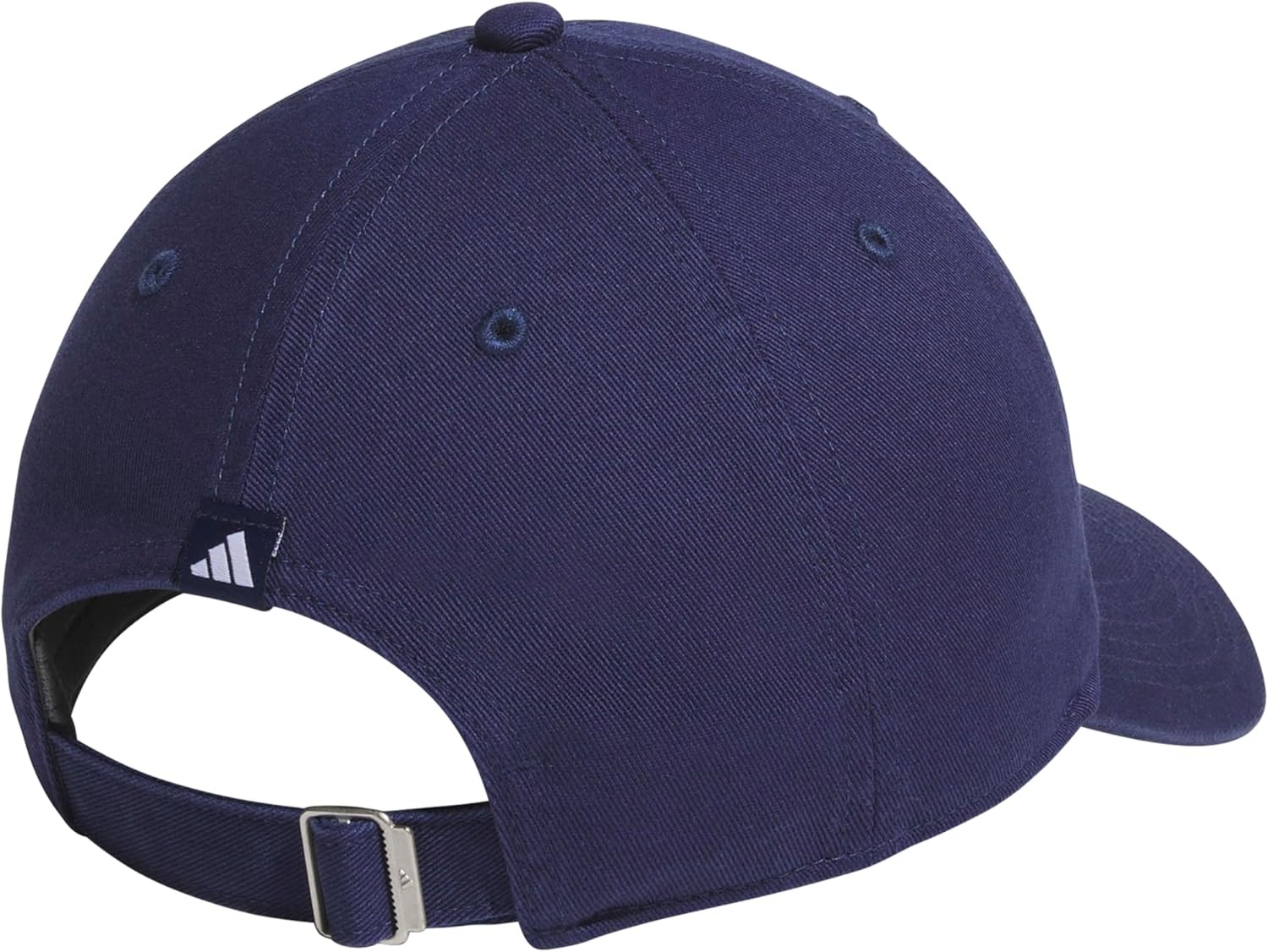 image:imageadidas Womens Saturday Hat Relaxed Fit Strapback Baseball CapDark BlueWhite3