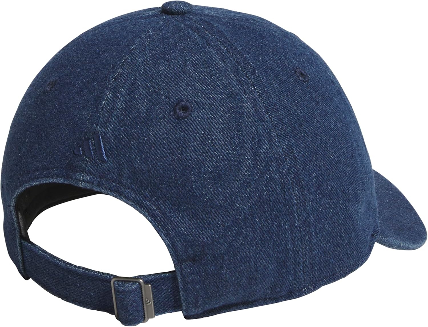 image:imageadidas Womens Saturday Hat Relaxed Fit Strapback Baseball CapDenimMedium Blue Denim