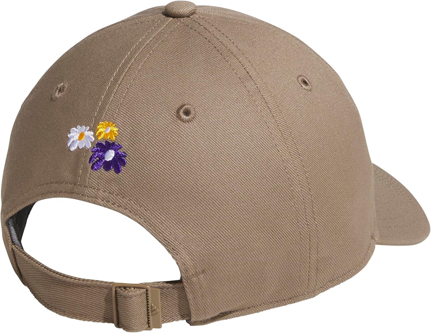 image:imageadidas Womens Saturday Hat Relaxed Fit Strapback Baseball CapKhaki SixWhitePure PurpleWith Love